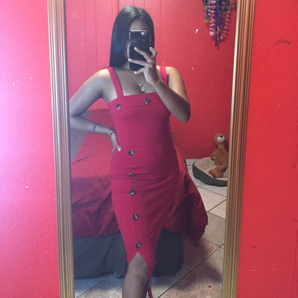 Long Red Dress